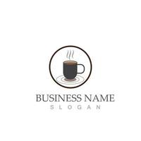 coffee cup logo template vector icon