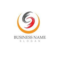 Business corporate S letter logo vector