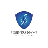 Business corporate S letter logo vector