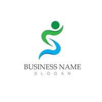 Business corporate S letter logo vector