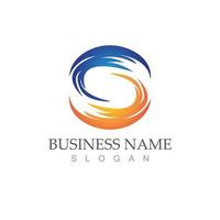 Business corporate S letter logo vector