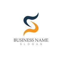 Business corporate S letter logo vector