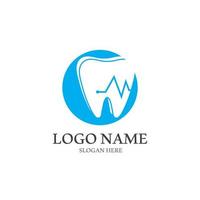 Dental logo Template vector illustration