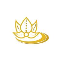 Beauty vector lotus icon