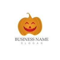 halloween logo vector illustration icon