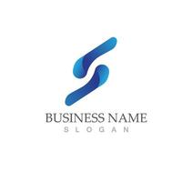 Business corporate S letter logo vector