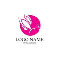 Butterfly logo icon vector design