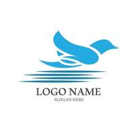 Dove bird logo vector design