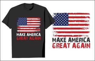Make America Greast Again T Shirt Design vector