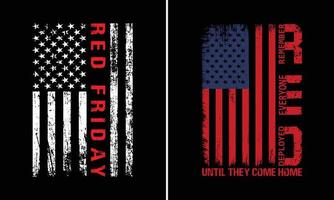 Remember everyone deployed flag t-shirt design vector