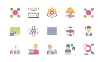 Stem Education Icon Vector Illustration, Education, Science, Technology, Engineering, Mathematics