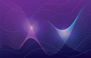 Abstract Lines and Waves Background vector