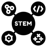 stem icon vector illustration . education . technology
