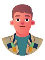 Boy avatar icon vector