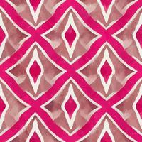 illustration vector of seamless pink ethnic tribal pattern good for background