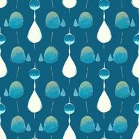 vector de ilustración de gotas de agua de patrones sin fisuras bueno para el fondo