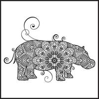 Vector illustration decorative Animal on white background