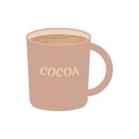 taza de cacao vector