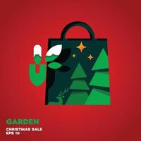 Garden Christmas Sale vector