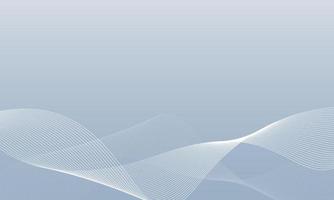 Gray and white abstract lines curve technology vector banner background design