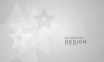 Star gray and white geometric abstract lines diagonal blend technology vector banner web background design