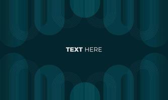 Modern line shape green abstract technology web vector background