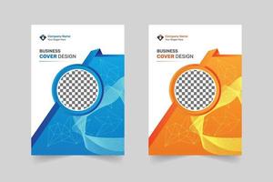 Abstract Technology Report Cover Design Template for Book, Flyer, Brochure, Poster, Annual Report, Company Profile, Catalog in Vector