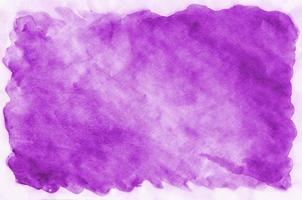 Abstract watercolor background image of mixed wet spots of purple color photo