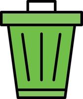 Trash Vector Icon design Illustration