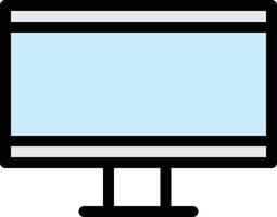 LCD Vector Icon Design Illustration