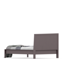 Isometric Bedroom 3D render png