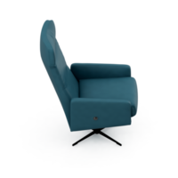 sillón isométrico aislado 3d render png