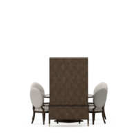 conjunto de mesa isométrica renderização 3d png