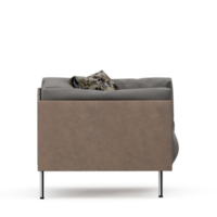 sillón isométrico aislado 3d render png