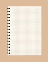 Set of blank realistic spiral notebooks mockup vector