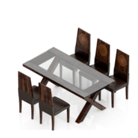 Isometric Table 3D render png