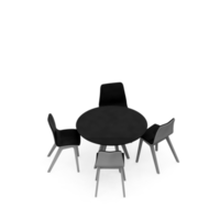 renderização 3d de mesa isométrica png