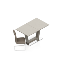 Isometric Table Set 3D render png