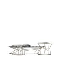 render 3d de mesa isométrica png