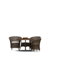 conjunto de mesa isométrica renderização 3d png