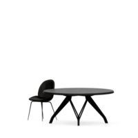 conjunto de mesa isométrica renderização 3d png