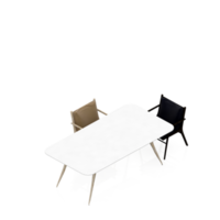 Isometric Table Set 3D render png