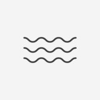 beach, wave, sea, ocean icon vector symbol sign