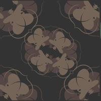 New seamless abstract pattern with floral ornament and high quality illustration. finally it is an expensive design vector