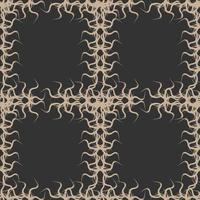 New seamless abstract pattern with floral ornament and high quality illustration. finally it is an expensive design vector