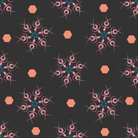 New seamless abstract pattern with floral ornament and high quality illustration. finally it is an expensive design vector