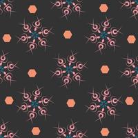 New seamless abstract pattern with floral ornament and high quality illustration. finally it is an expensive design vector