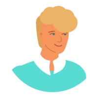 avatar van een blond Mens png