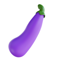 action de grâces aubergine illustration 3d png