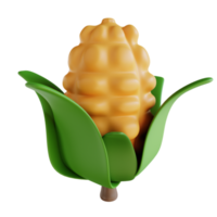 3D Illustration thanksgiving corn png